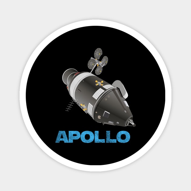 Apollo Spacecraft Magnet by NorseTech